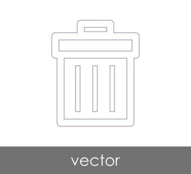 çöp kutusu simgesini