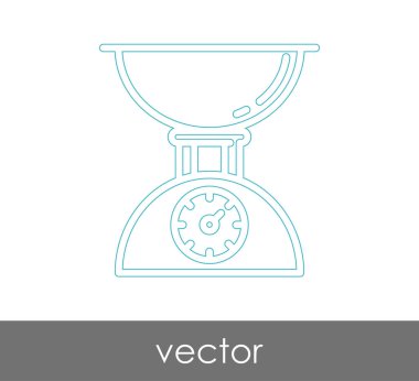 Gıda ölçek simgesi 