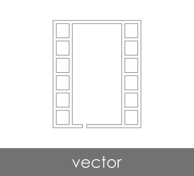 web tasarım ve uygulamalar için film simgesi