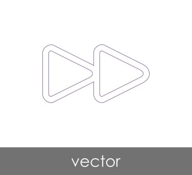 Hızlı ileri simgesi