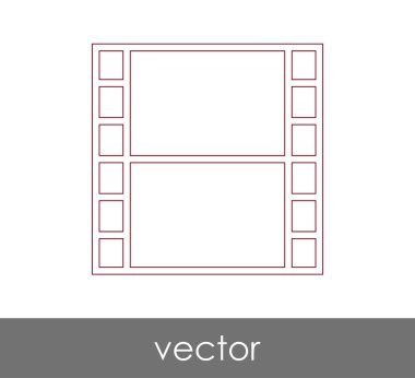 web tasarım ve uygulamalar için film simgesi