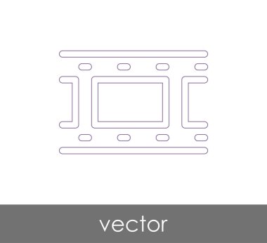 web tasarım ve uygulamalar için film simgesi