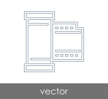 web tasarım ve uygulamalar için film simgesi