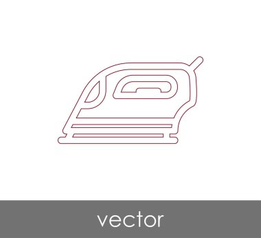 vektör çizim tasarım demir simgesinin