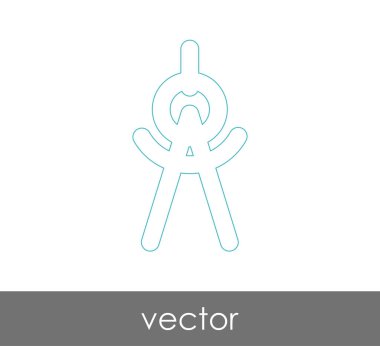 드로잉 나침반 아이콘