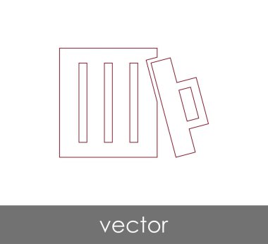 çöp kutusu simgesini