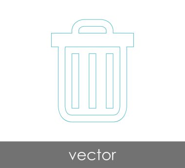 çöp kutusu simgesini