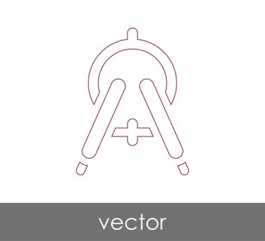 드로잉 나침반 아이콘