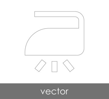 vektör çizim tasarım demir simgesinin