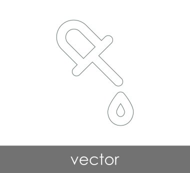 Damlalık tıbbi simge, vektör çizim