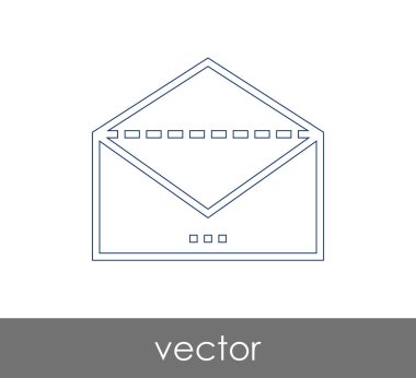 Vektör çizim, zarf simgesi, işareti  