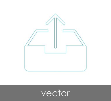 vektör çizim tasarım Arşiv simgesinin