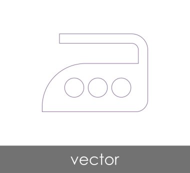 vektör çizim tasarım demir simgesinin