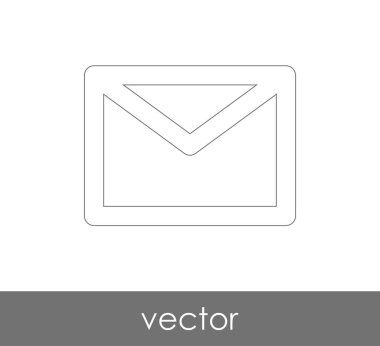 Vektör çizim, zarf simgesi, işareti  