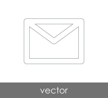 Vektör çizim, zarf simgesi, işareti  