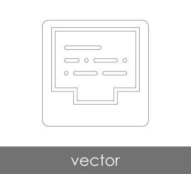 vektör çizim tasarım Arşiv simgesinin