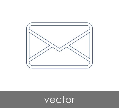 Vektör çizim, zarf simgesi, işareti  