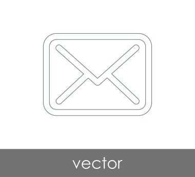 Vektör çizim, zarf simgesi, işareti  