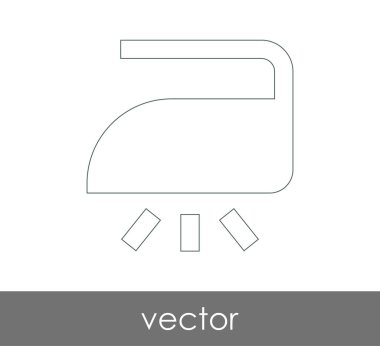 vektör çizim tasarım demir simgesinin