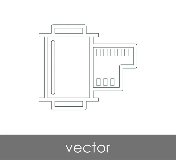 Film Pictogram Voor Webdesign Applicaties — Stockvector