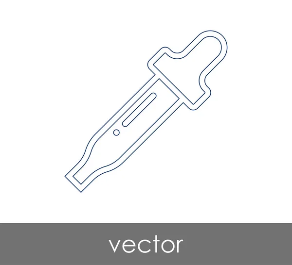 Dropper Medical Icon Vector Illustration — Stock Vector