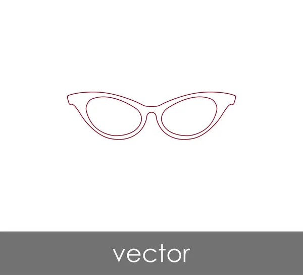 Eyeglasses icon — Stock Vector