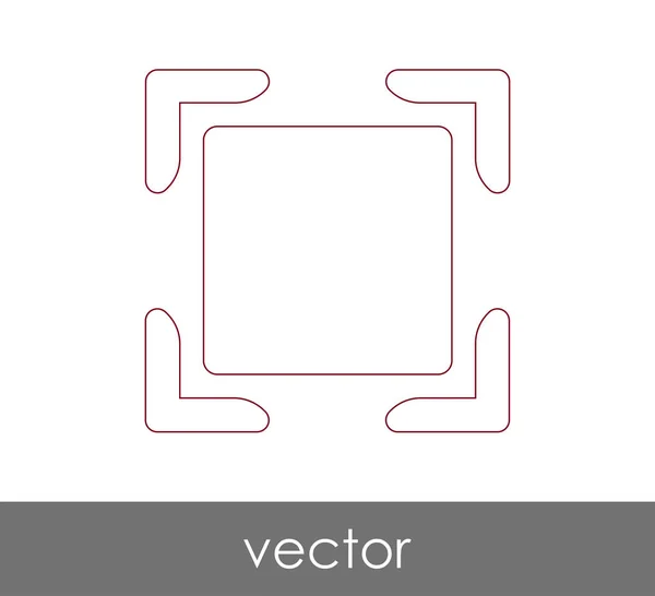 Icona a schermo intero — Vettoriale Stock