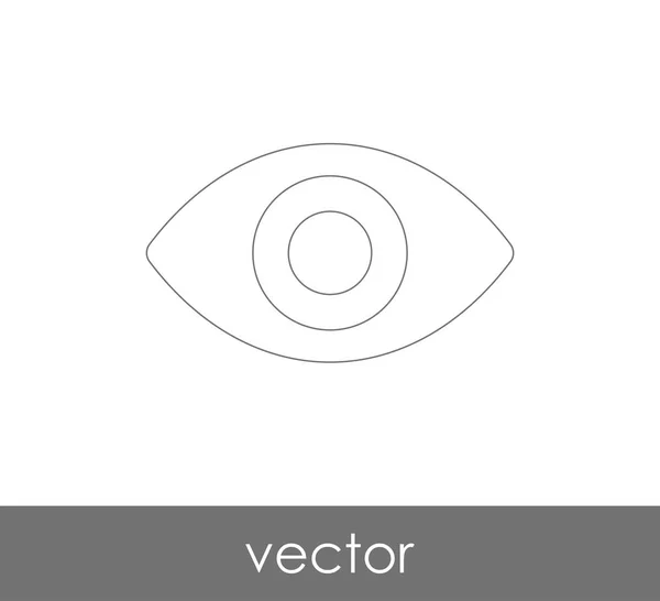 Ícone Gráfico Olho Ilustração Vetorial — Vetor de Stock