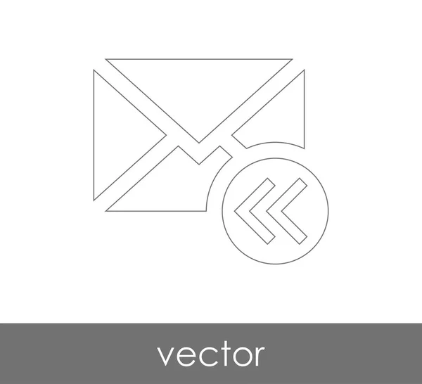 E-Mail-Antwort-Symbol — Stockvektor