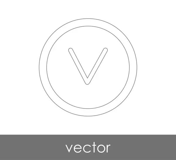 Pfeil Symbol Vektorillustration Herunterladen — Stockvektor