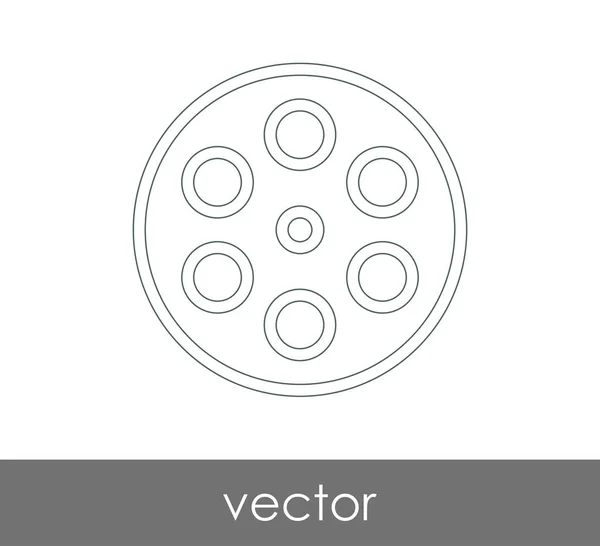 Ícone Filme Para Web Design Aplicações — Vetor de Stock