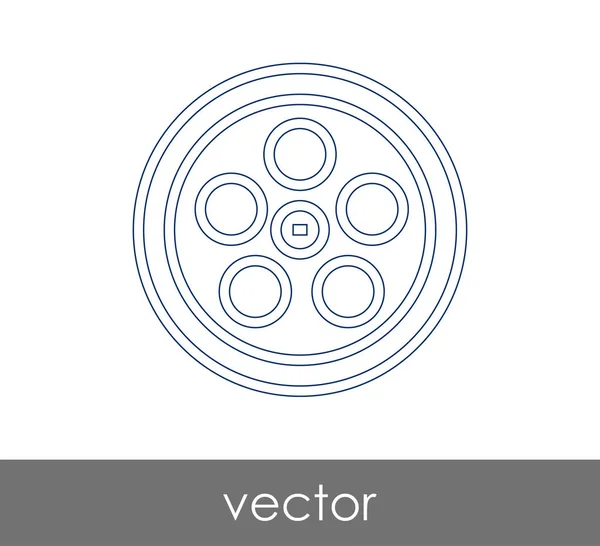 Ícone Filme Para Web Design Aplicações — Vetor de Stock