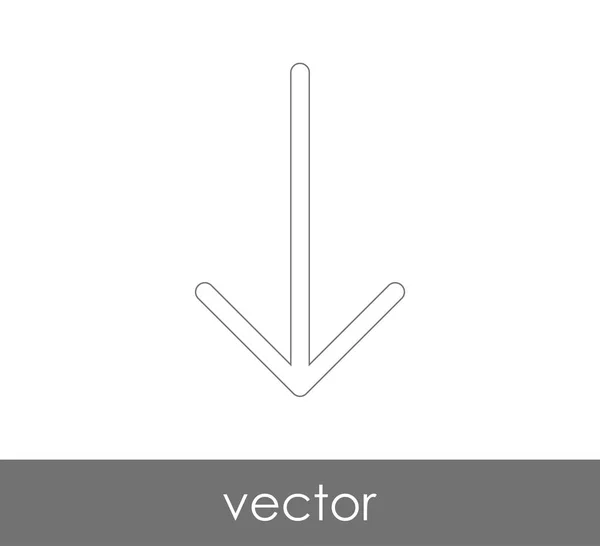 Descargar icono de flecha — Vector de stock