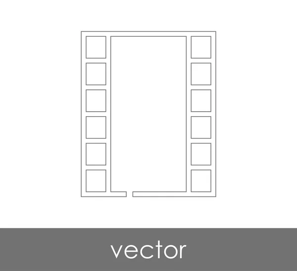 Ícone Filme Para Web Design Aplicações —  Vetores de Stock