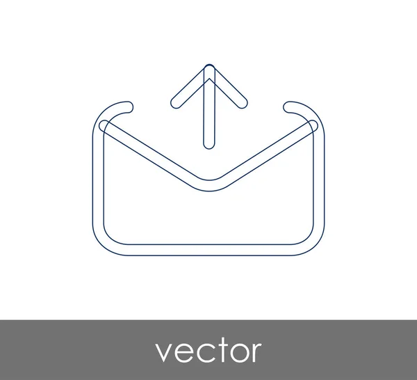 Enviar ícone de email — Vetor de Stock