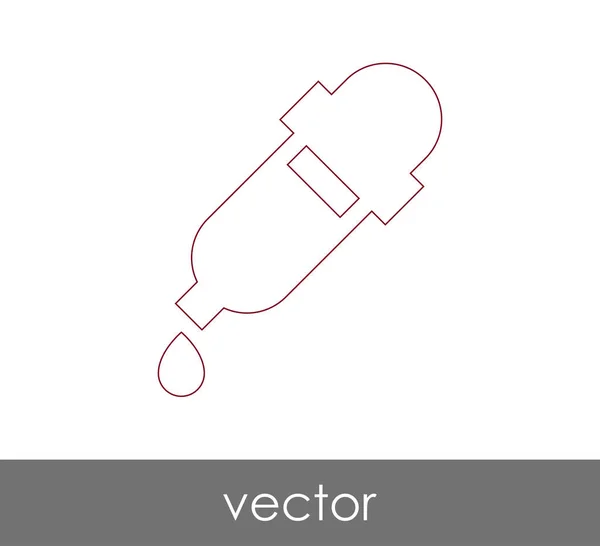Медицинская Иконка Капельницы Векторная Иллюстрация — стоковый вектор