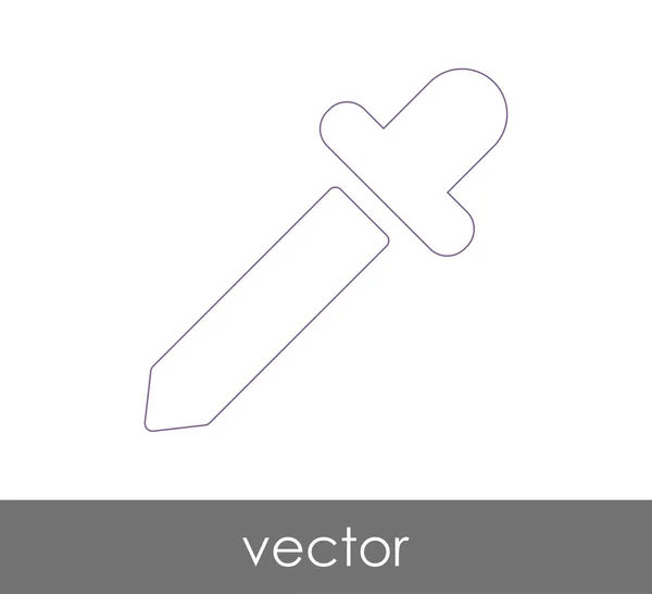 Dropper Medizinisches Symbol Vektorillustration — Stockvektor