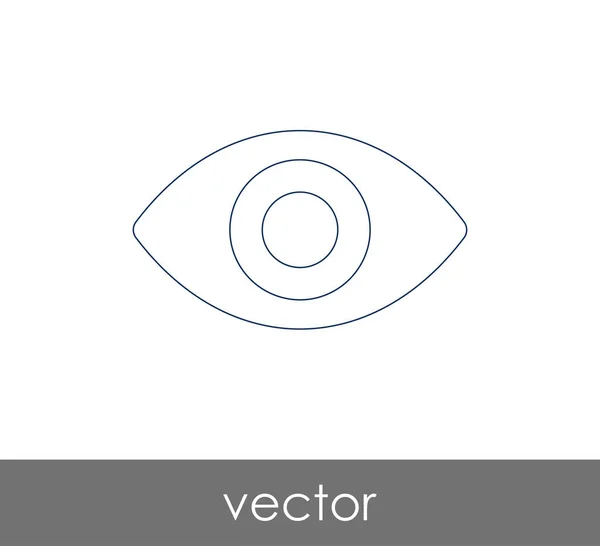 Augengrafik Symbol Vektorillustration — Stockvektor