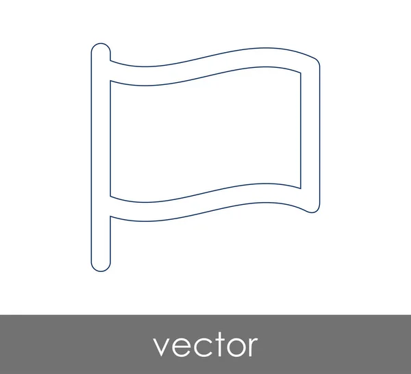Het Pictogram Van Vlag Voor Webdesign Applicaties — Stockvector