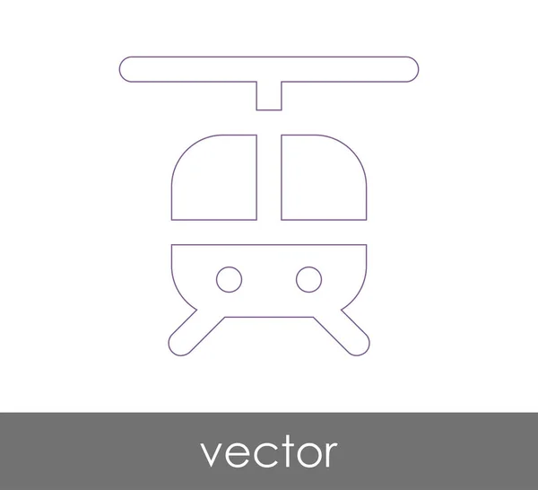 Helikopter web simgesi — Stok Vektör