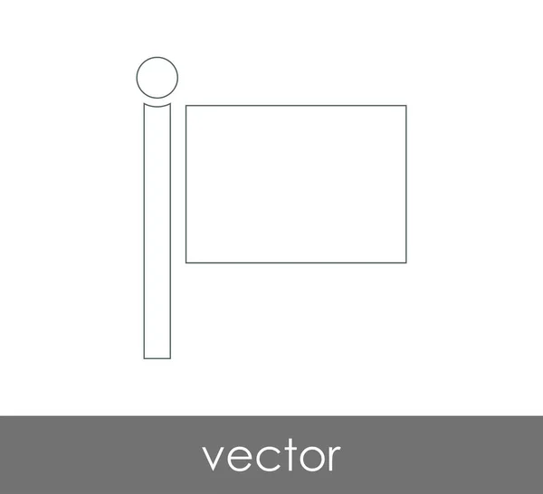 Иконка Флага Веб Дизайна Приложений — стоковый вектор