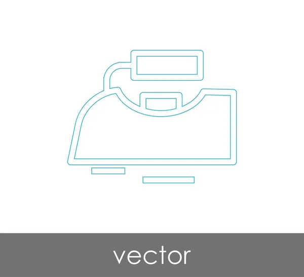 Vektor Illustration Design Järn Ikonen — Stock vektor