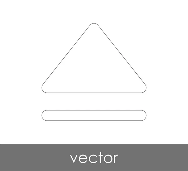 Vektorové vysunout ikona — Stockový vektor