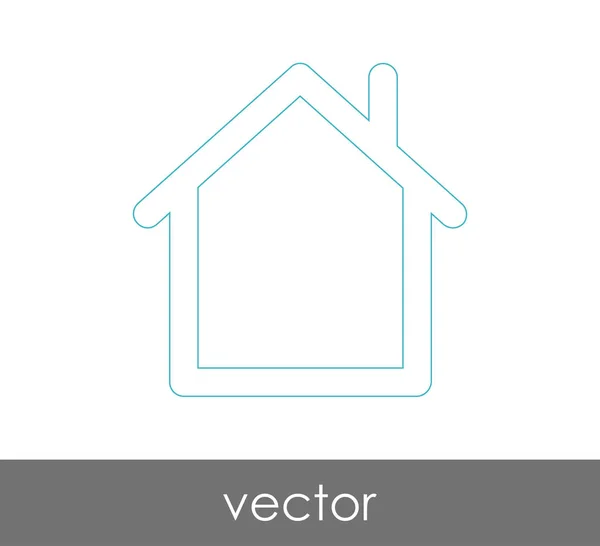 Ícone web Home — Vetor de Stock