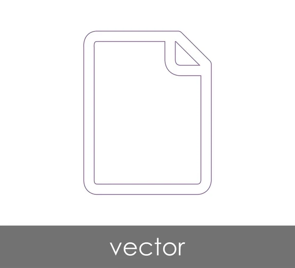 Web Design Alkalmazások Dokumentumikon — Stock Vector