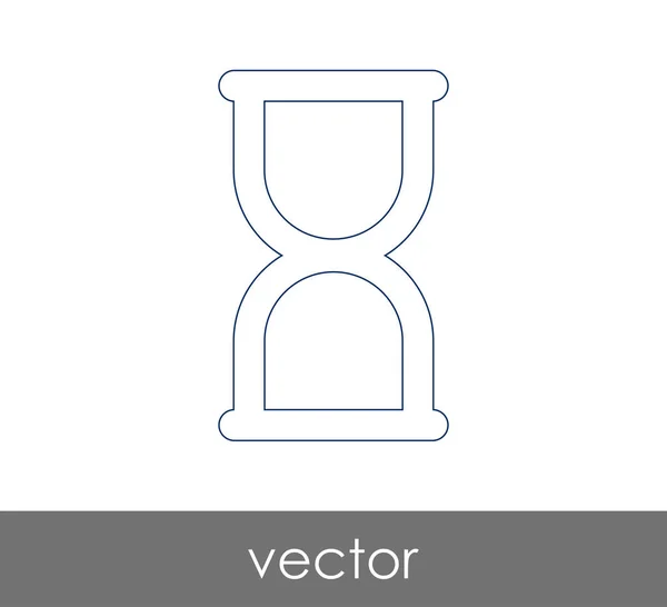 Vektoros Illusztráció Design Homokóra Ikonra — Stock Vector