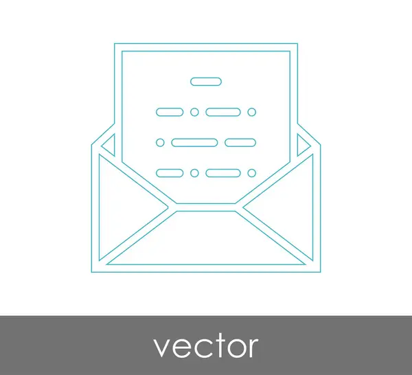 Vektorabbildung Umschlagsymbol Zeichen — Stockvektor