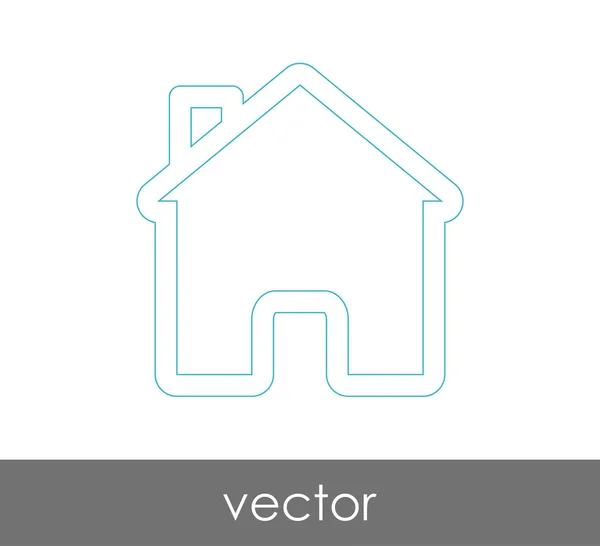 Home icona web — Vettoriale Stock