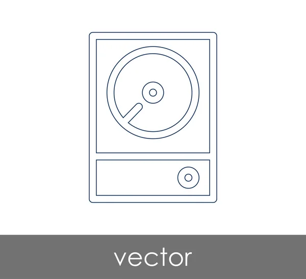 Festplattensymbol — Stockvektor