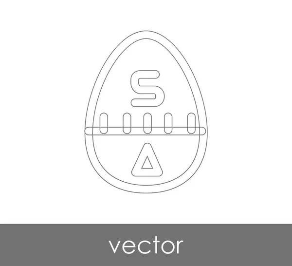 Culoare ouă pictogramă — Vector de stoc